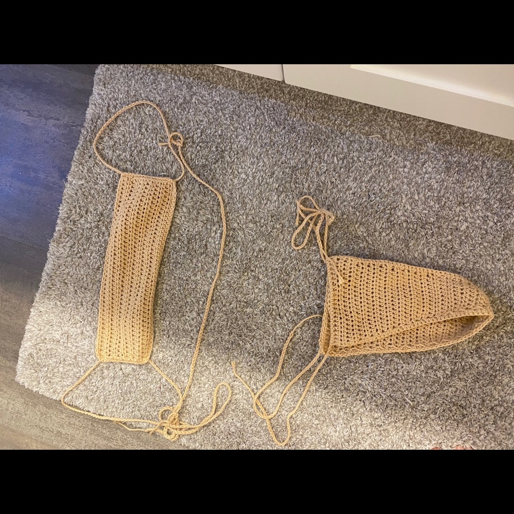 Custom crochet bikini